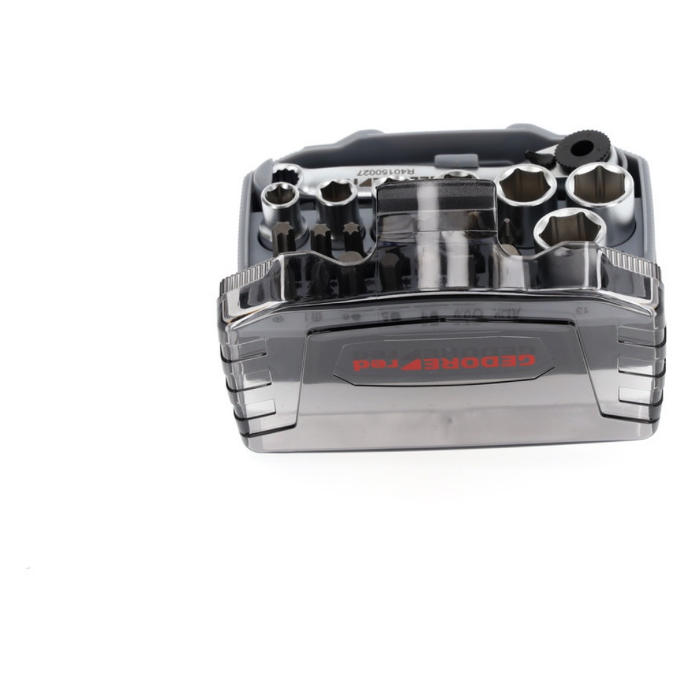 Gedore Bitsatz Steckschlüssel Satz mit Bit-Knarre - 6-13mm + Bits - 23-teilig