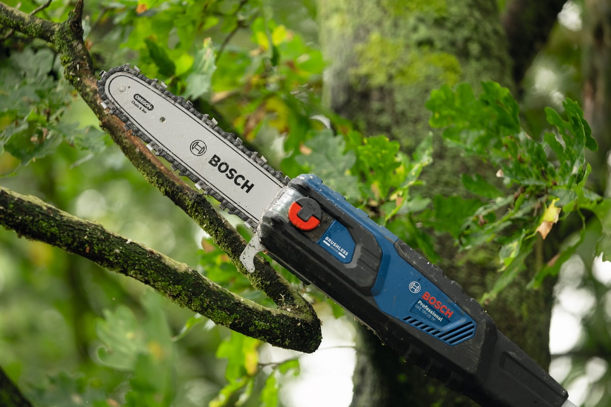 Bosch Hochentaster Kettensäge Akku - GKE 18V-25 TP - Teleskopstange - Sologerät