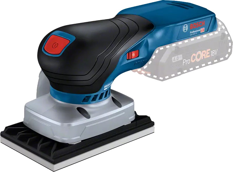 Bosch Akku-Schwingschleifer GSS 18V-13 - 18V - diverse Schleifplatten - in L-BOXX