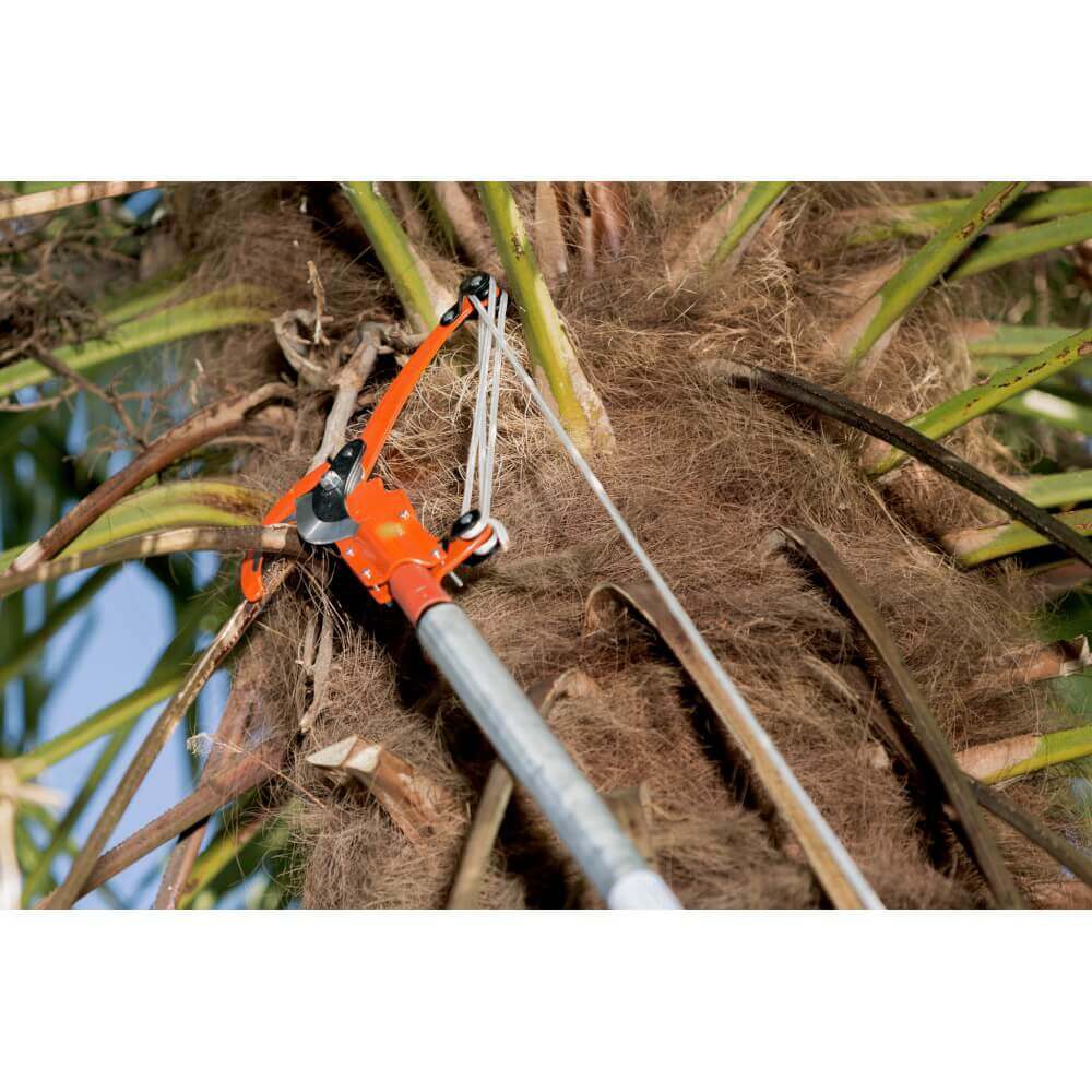 Bahco Gartenschere - Raupenschere inkl. Seil 6 Meter und Griff - 40 mm