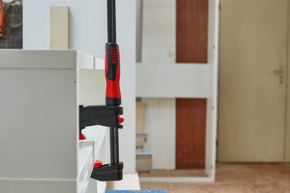 Bessey Getriebezwinge GearKlamp GK45 - 450x60mm - Stahl gehärtet/PA6 Kunststoff