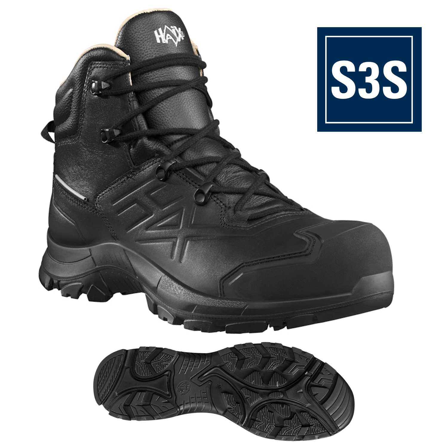Haix Sicherheitsschuhe BLACK EAGLE Safety 610 LTR, LL - schwarz - Größe 41