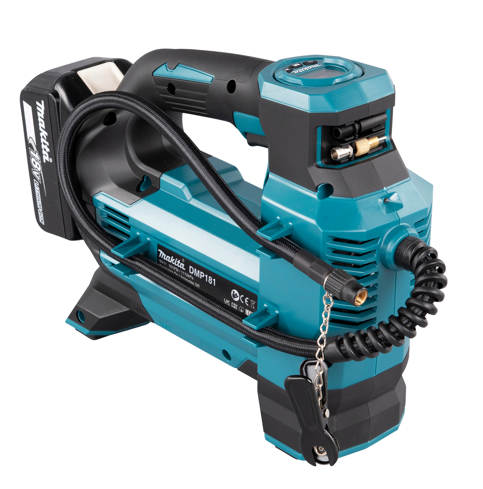 Makita Akku-Kompressor 18V DMP181Z - 22 l/min - 11,1 bar - 0,65m Schlauch