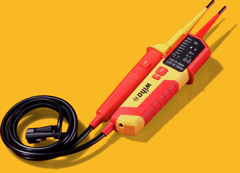 Wiha Spannungsprüfer - Durchgangsprüfer - 0,5 - 1000 V AC - CAT IV - 45217