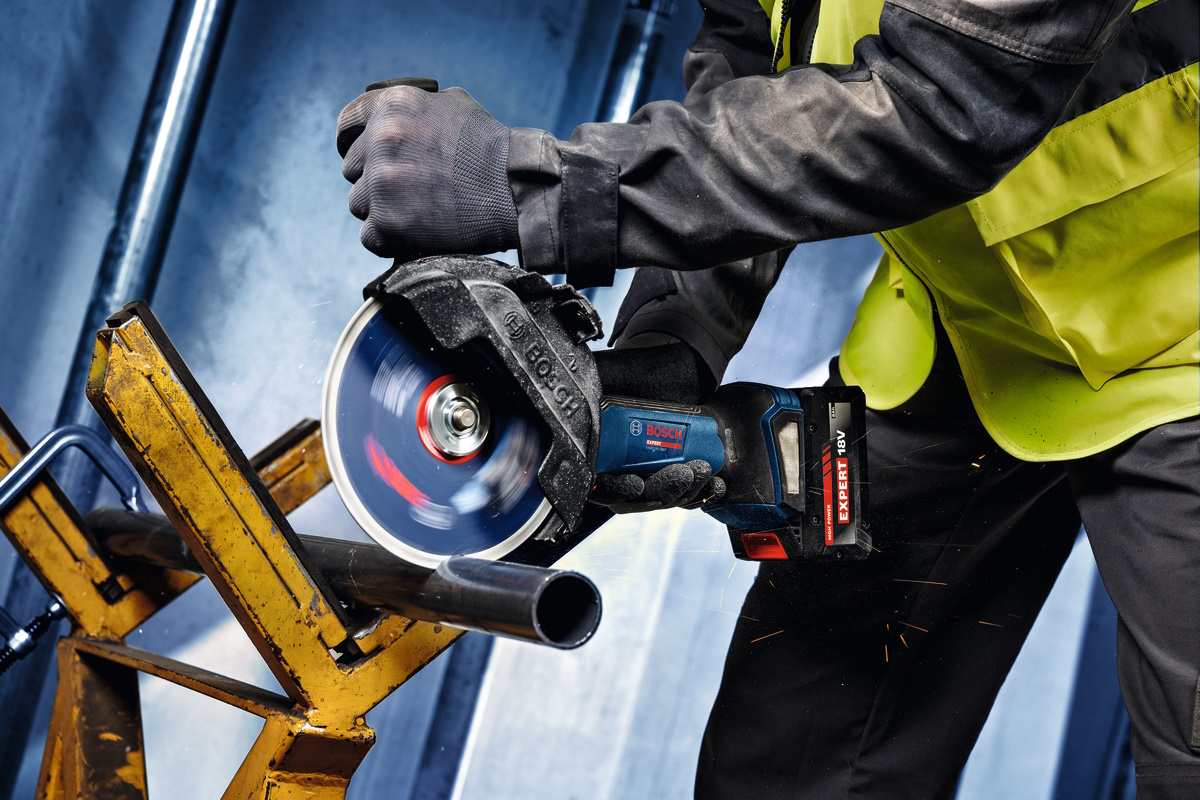 Bosch Akku Winkelschleifer EXPERT EXWS18V-180P 180mm BITURBO ohne Akku/Ladegerät