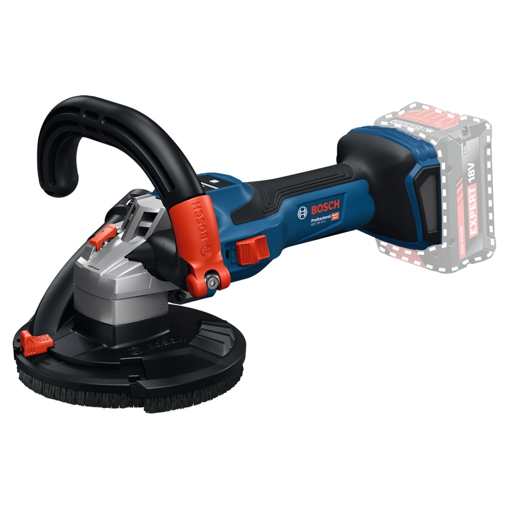 Bosch Betonschleifer 18V GBR 18V-15 S im Koffer - bürstenlos - 125 mm - L-BOXX
