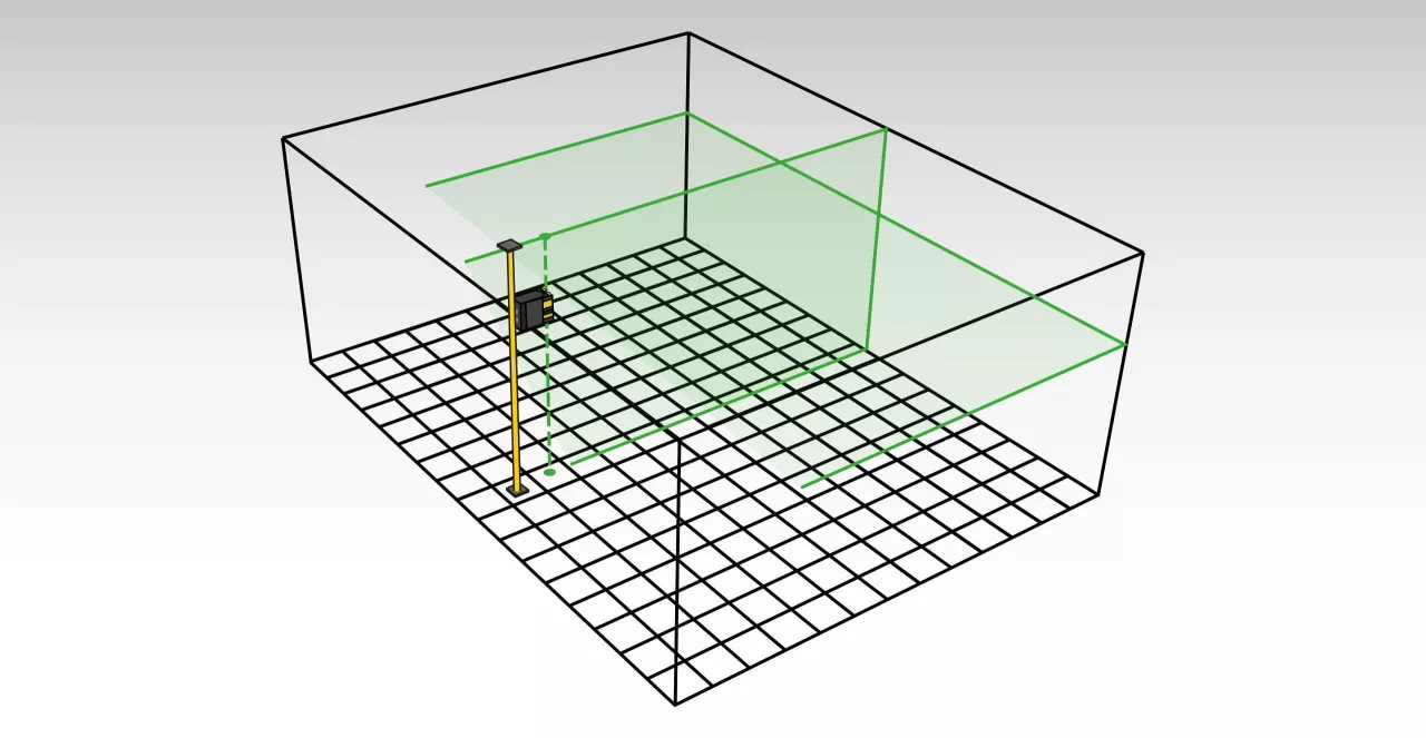 Stabila Multilinien-Laser LAX 500 G - 12V - grün - 7-tlg - 3 x 360° - Akku + Ladegerät