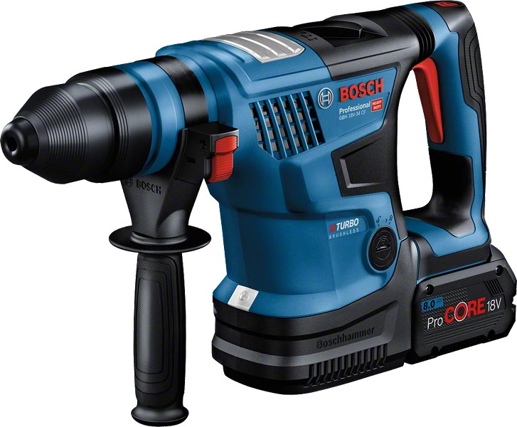 Bosch Akku Bohrhammer GBH 18V-34 CF - SDS-PLUS - Handwerkerkoffer