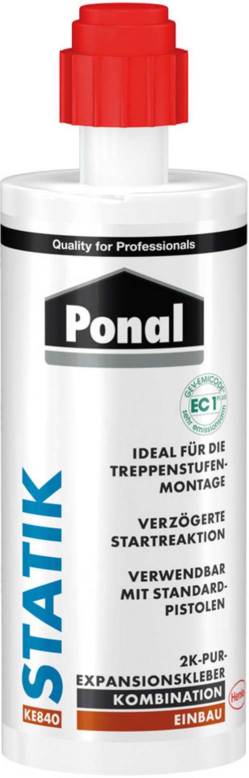 Ponal Statik 2K Expansionskleber Kleber - für Treppenstufen - 165gr