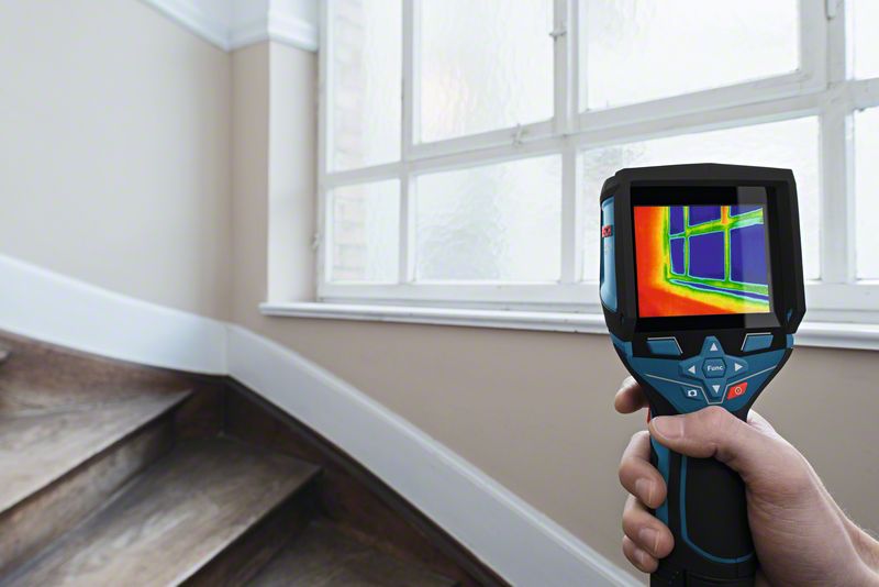 Bosch Wärmebildkamera ThermoDetektor GTC 400 C- L-BOXX - Ladegerät - Akku