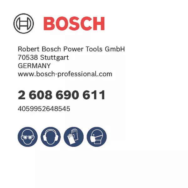 Bosch Bodenschaber Ersatzset - SDS-PLUS - für Floor Scraper - 2608690611