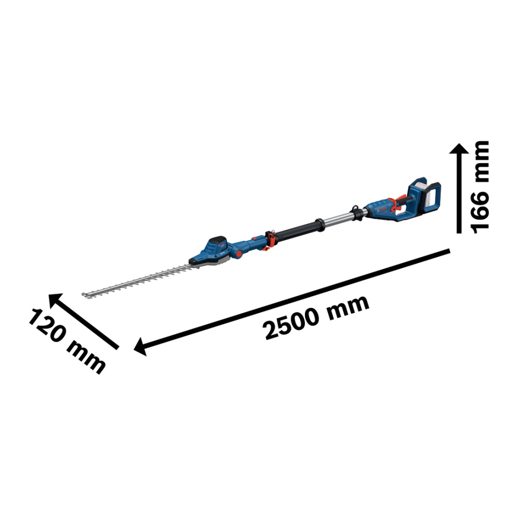 Bosch Heckenschere Akku 18V - GHE 18V-50 TP - 2,5m Teleskopstange - 50cm