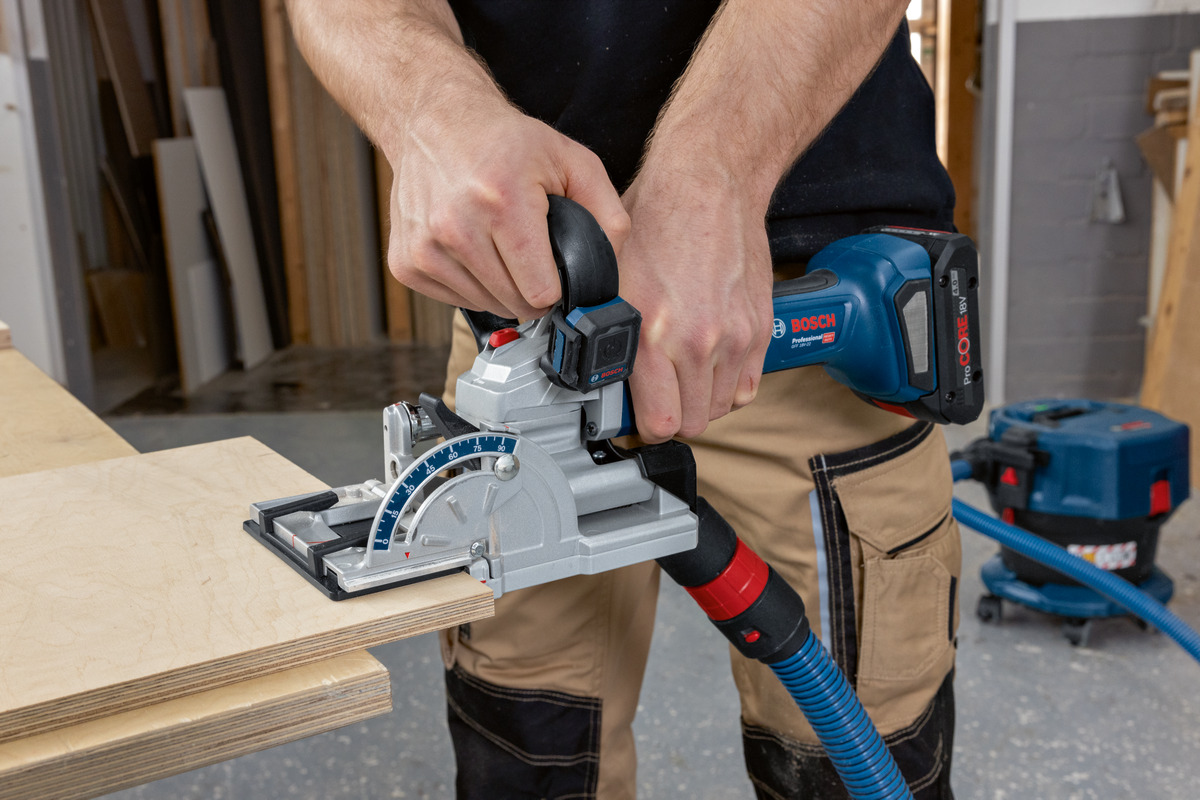 Bosch Akku Flachdübelfräse GFF 18V-22 in L-Boxx ohne Akku und Ladegerät