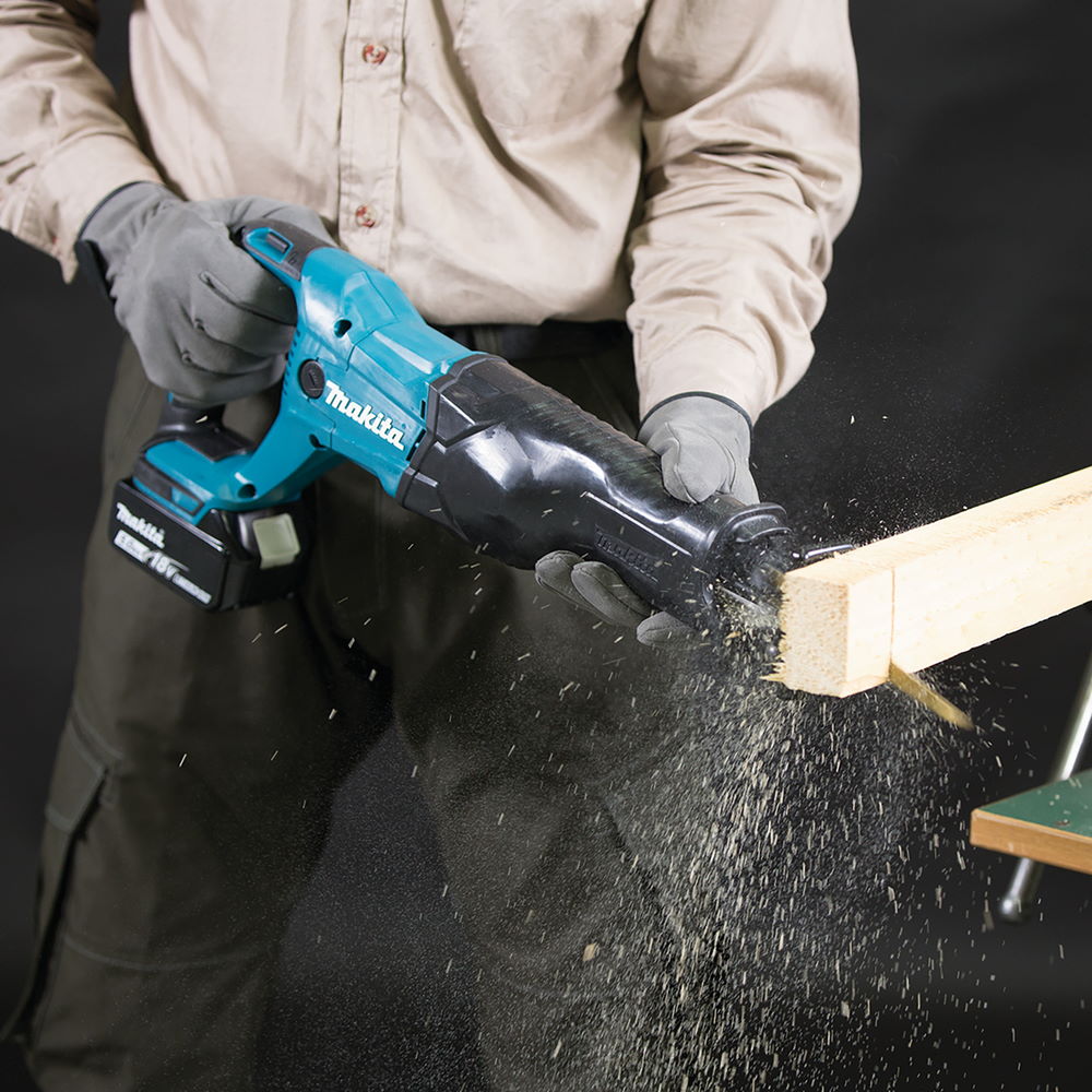 Makita Akku-Reciprosäge - DJR186Z - 18V - ohne Akku/Ladegerät/Sägeblätter