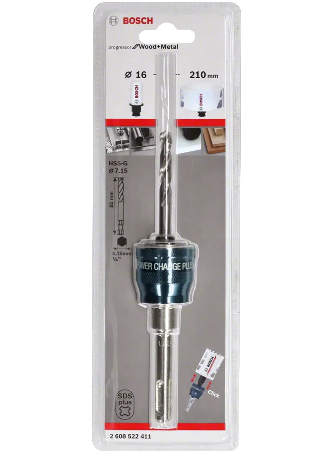 Bosch Power Change Plus Zentrierbohrer - SDS-PLUS - 7,15x85mm