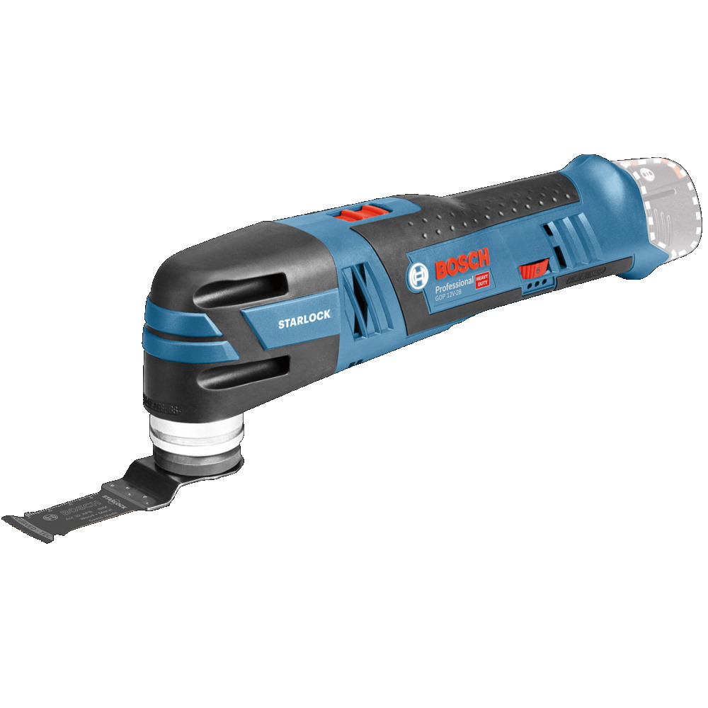 Bosch Akku Mulit Cutter GOP 12V-28 Professional mit 1 Sägeblatt - L-BOXX - SOLO
