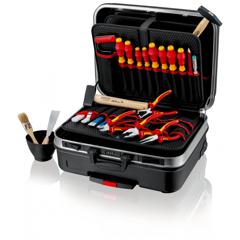 Knipex 00 21 06 HL S Werkzeugkoffer "BIG Basic Move" Elektro - 10,29kg - 33 Liter