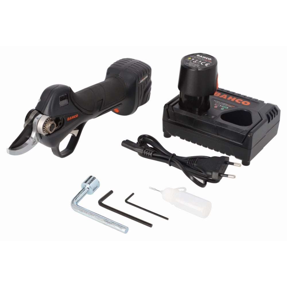 Bahco Akkuschere Gartenschere BCL226 - bis 26mm Äste - mit Akkus und Ladegerät