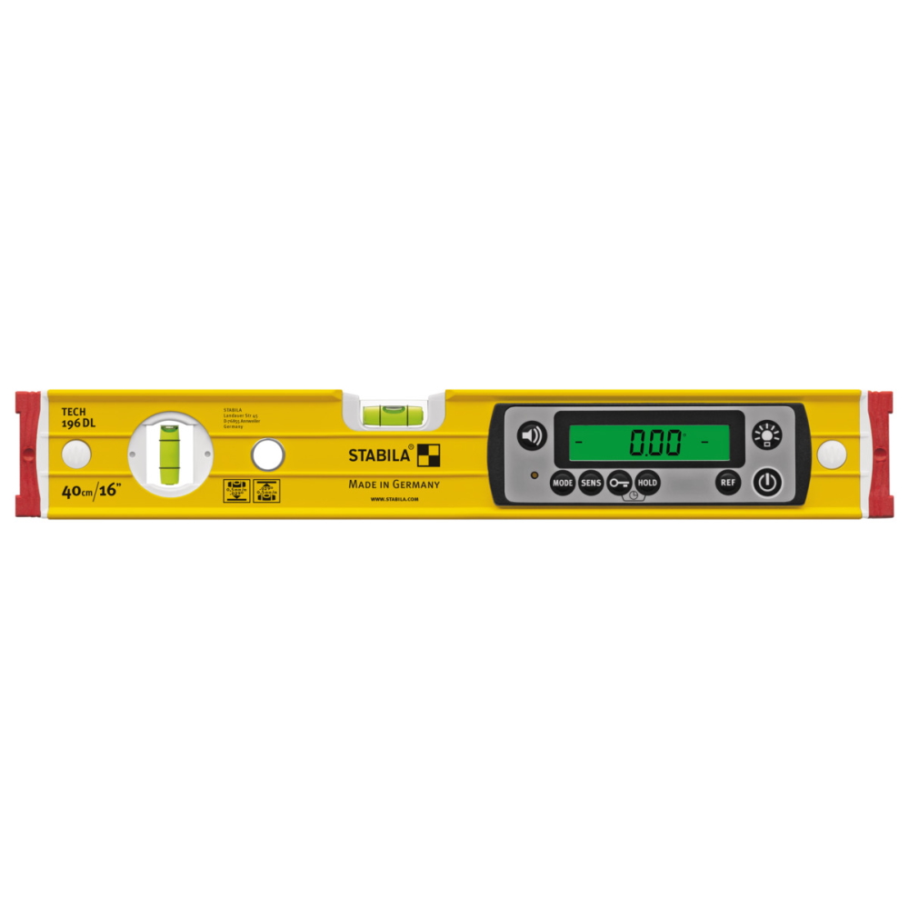 Stabila Elektronik Wasserwaage TECH 196 DL - 40 cm - mit Tasche - IP67 - 19830