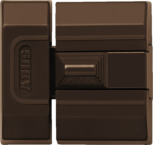 Abus Tür-Zusatzschloss SR30 - braun - schmal - links/rechts - einfache Montage