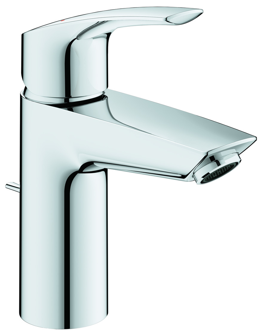 Grohe Einhand-Waschtischbatterie Eurosmart 33265003 Zugstangen-Ablaufgarnitur