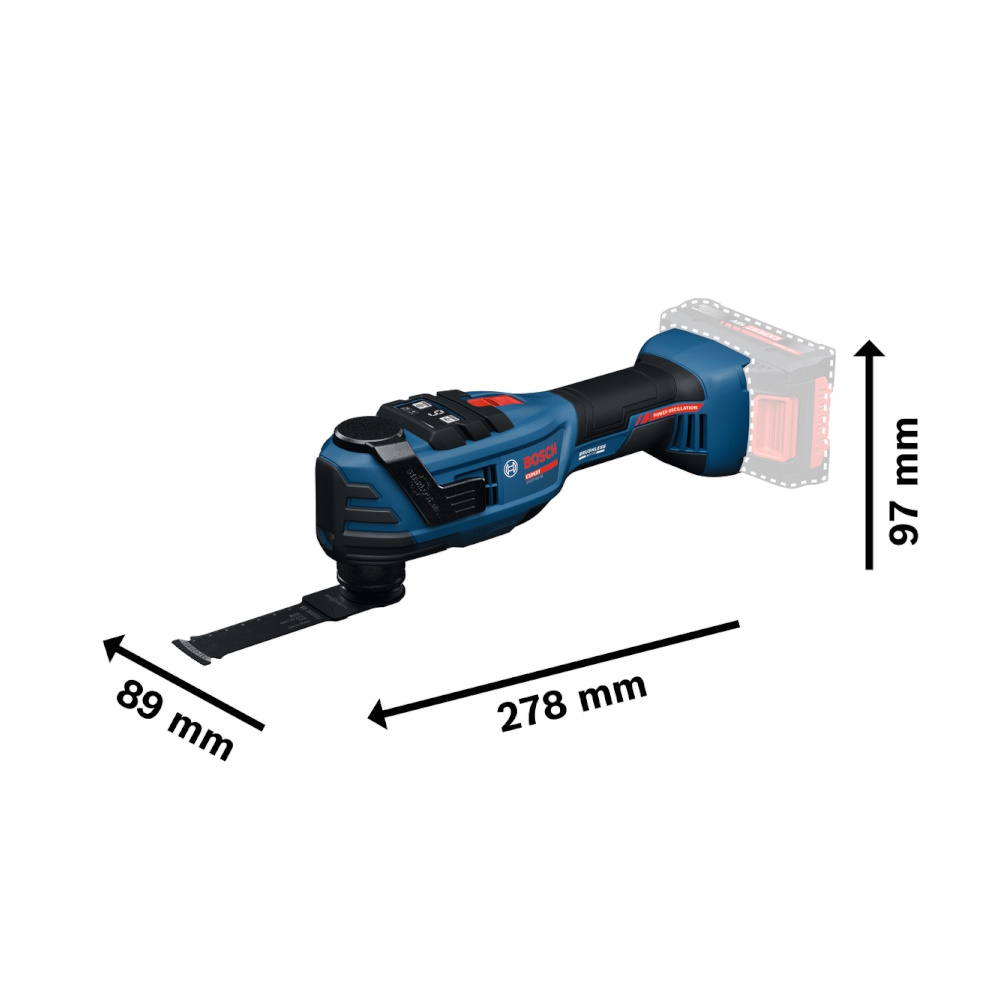 Bosch Multi Cutter Akku 18V - EXPERT EXOP18V-40 StarlockMax mit L-BOXX ohne Akku