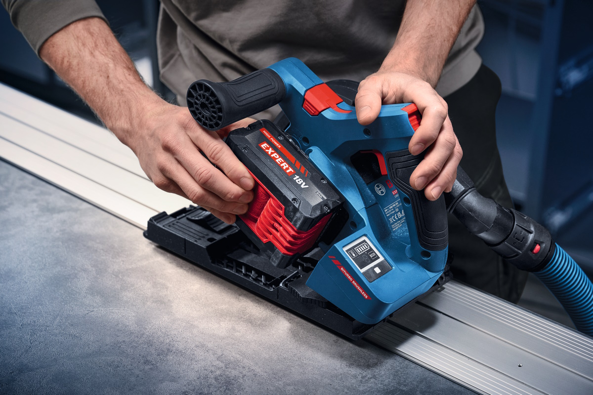 Bosch Akku Tauchsäge EXKT18V-52G BITURBO 140mm L-BOXX ohne Akku/Ladegerät
