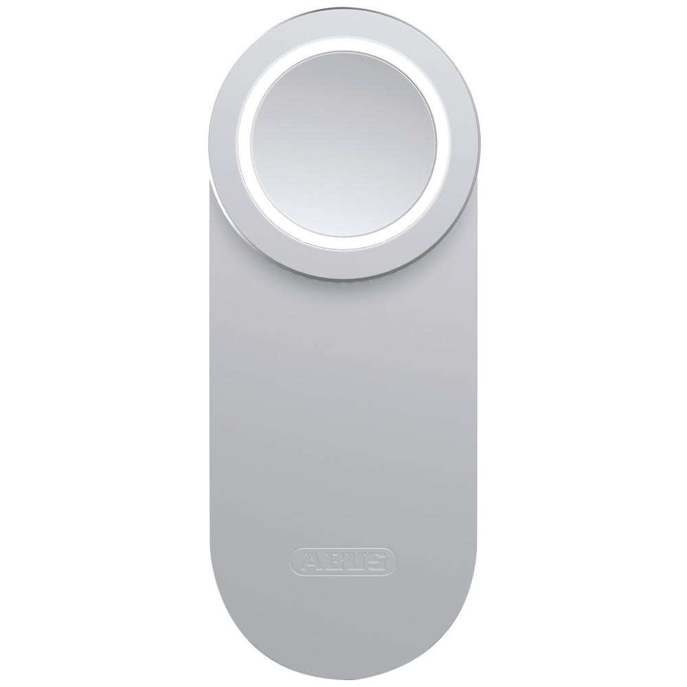 Abus Türschlossantrieb LOXERIS One in silber - inkl. WLAN Bridge One in weiß