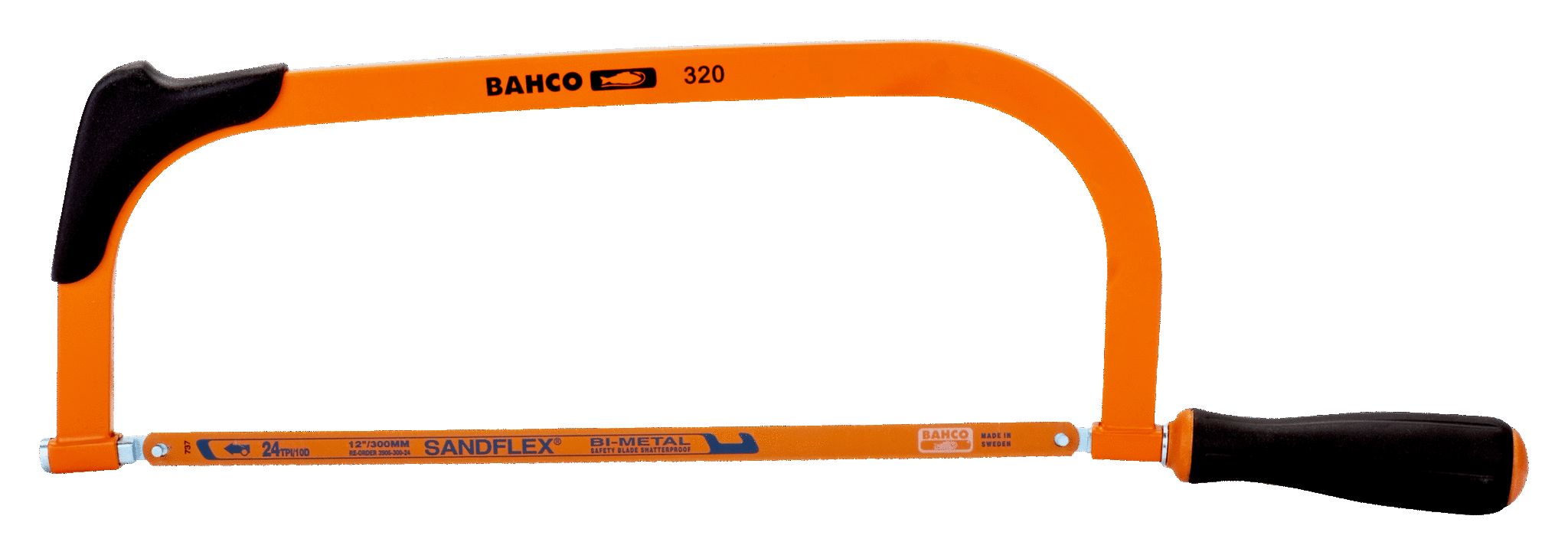 Bahco Metallsägebögen 320 Metallsäge - 504mm - 300mm Blatt - 120mm Griff
