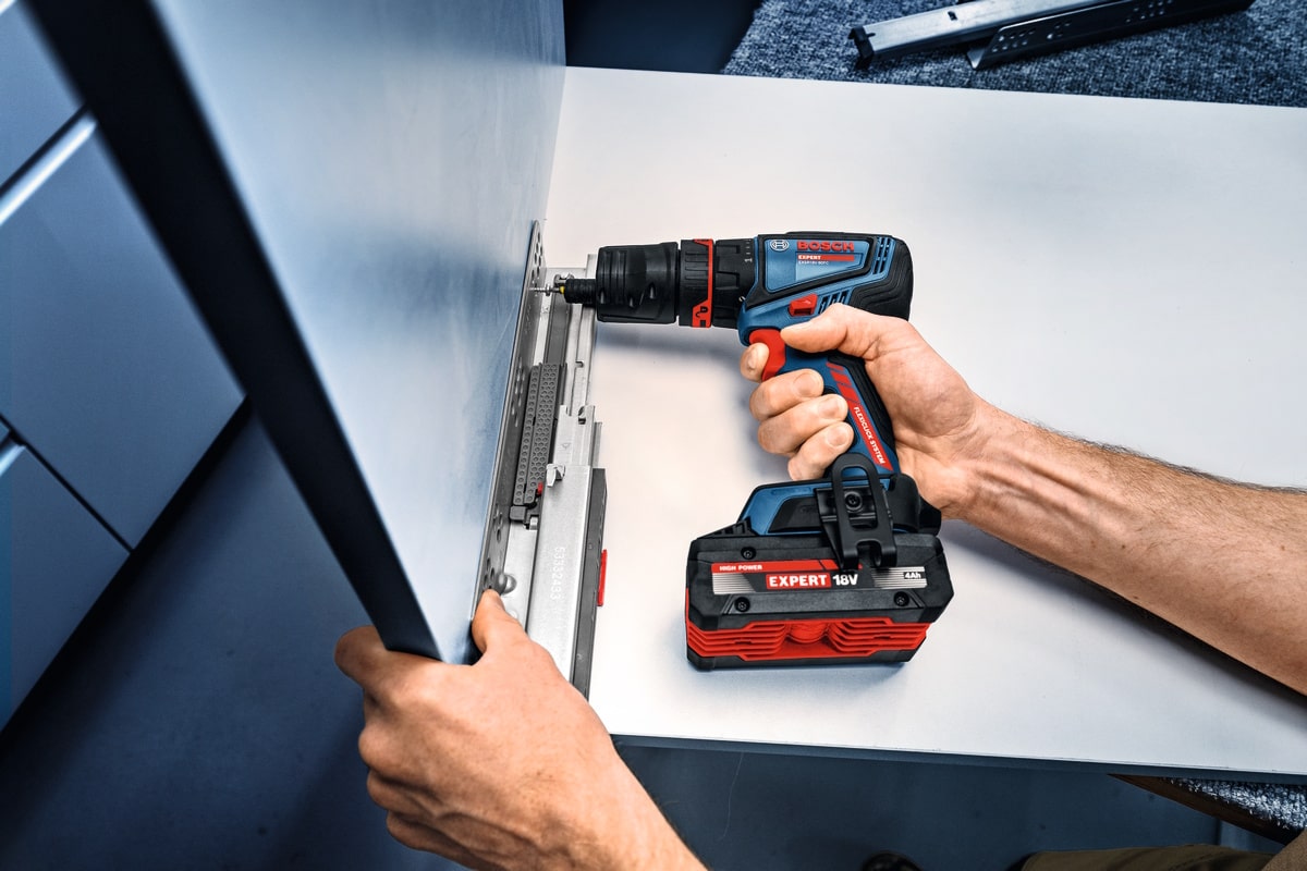 Bosch Akku Bohrschrauber EXPERT EXSR18V-90FC FlexiClick 18V ohne Akku/Ladegerät