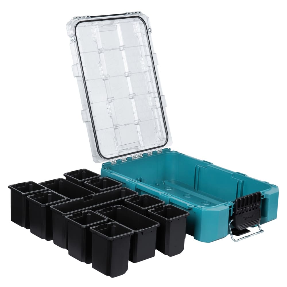 Makita MAKTRAK Organizer tief M mit 11 Behälter - Leer - 18,41 Liter Stauraum