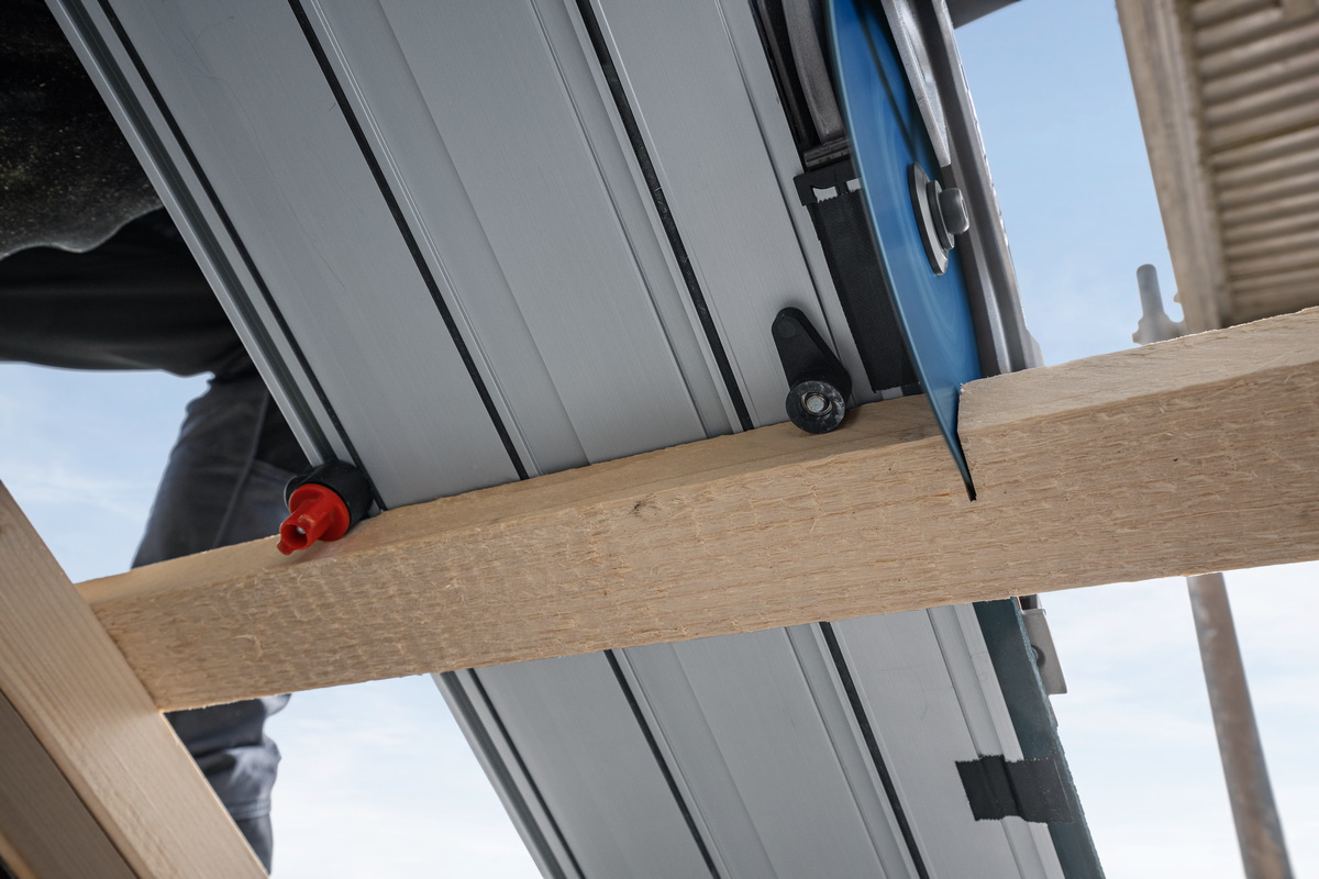 Bosch Akku Handkreissäge GKS 18V-57-2 GX mit Führungsschiene FSN440X Sologerät