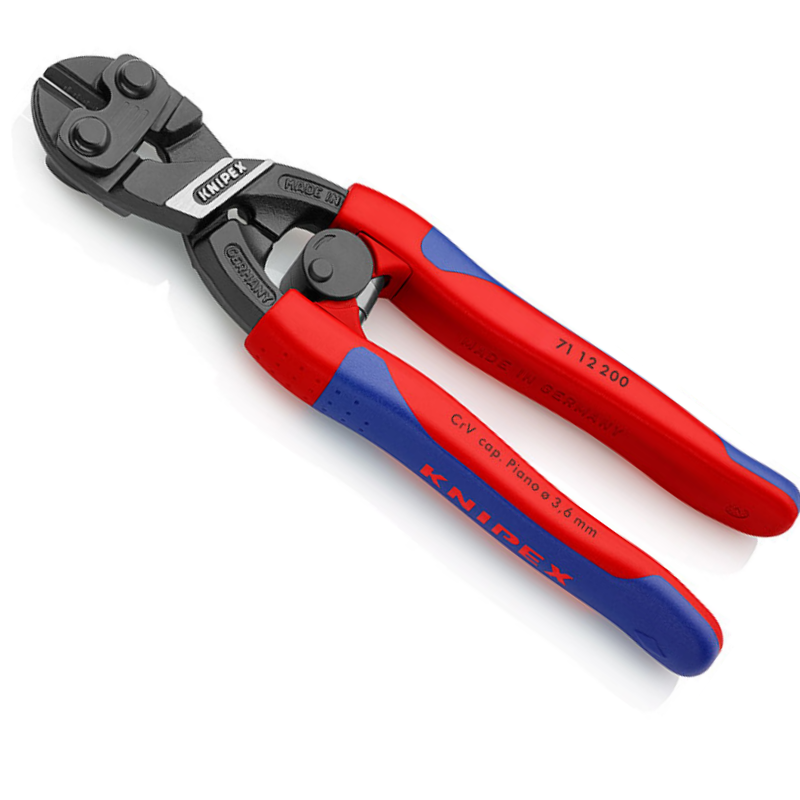 Knipex 7112200 Kompakt Bolzenschneider CoBolt - 200mm - ab Ø 1mm