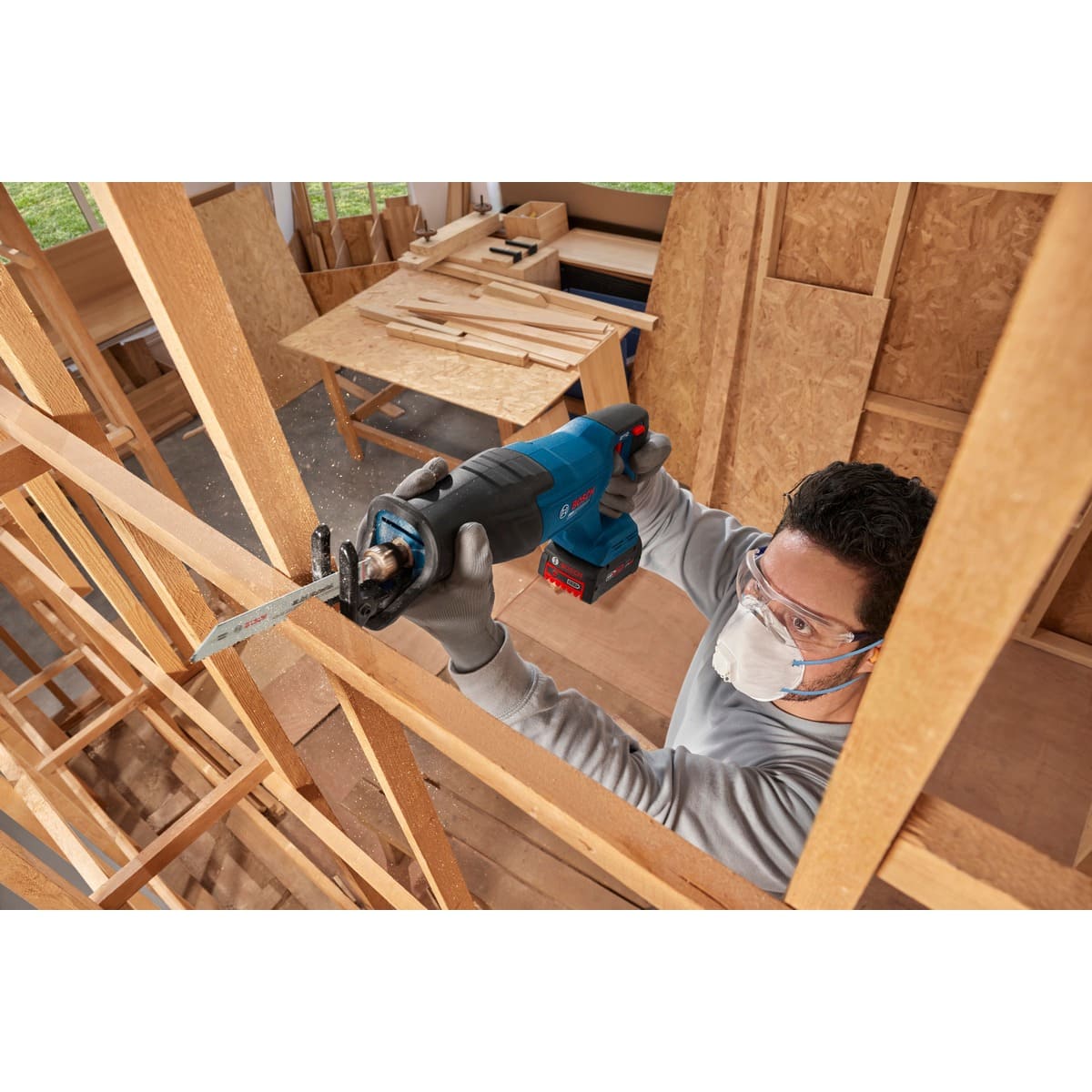 Bosch Akku Säbelsäge 18V PRO GSA18V-280 in L-BOXX - ohne Akku/Ladegerät