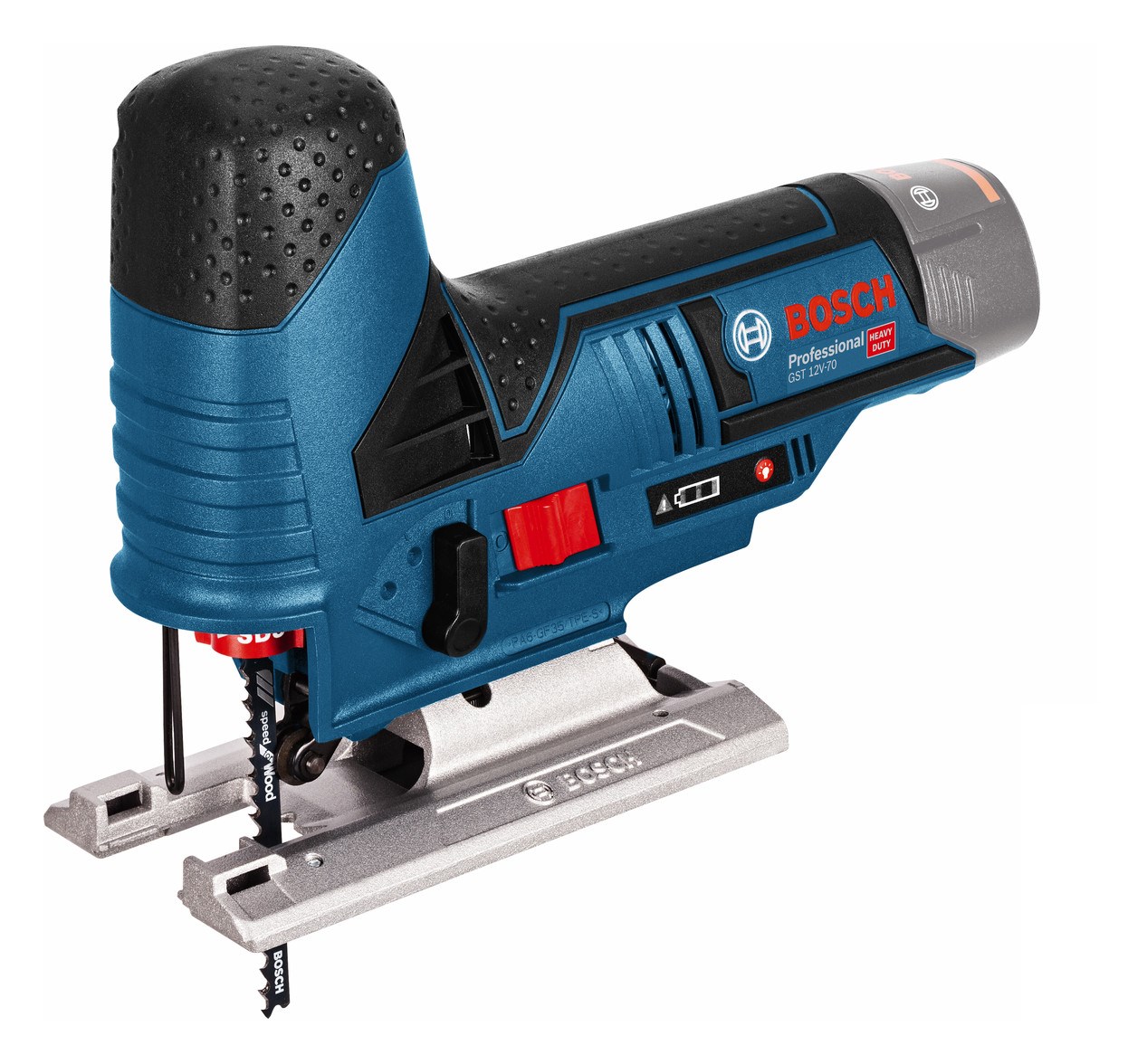 Bosch Akku-Stichsäge GST 12V-70 - Solo - L-BOXX 102 - inkl. T144D + T308B