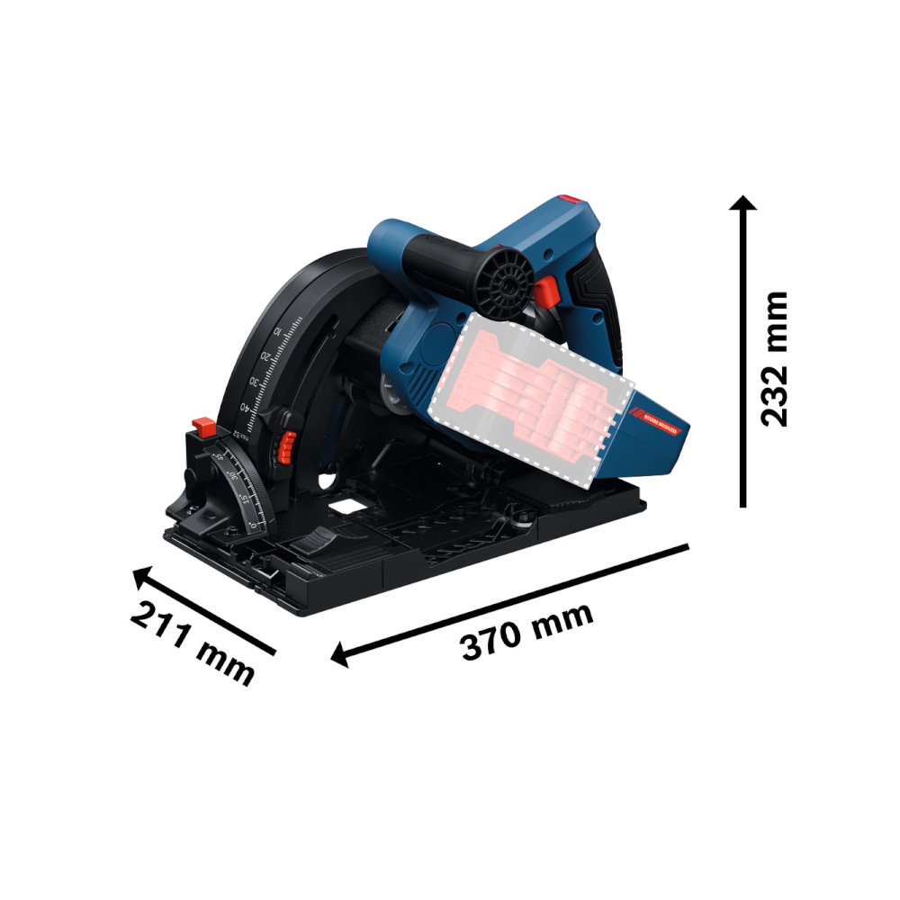 Bosch Akku Tauchsäge EXKT18V-52G BITURBO 140mm L-BOXX ohne Akku/Ladegerät