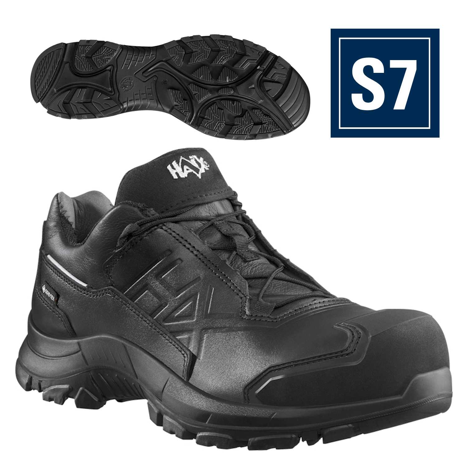 Haix Sicherheitsschuhe BLACK EAGLE Safety 600 LTR, GTX - schwarz - S7 - Größe 41