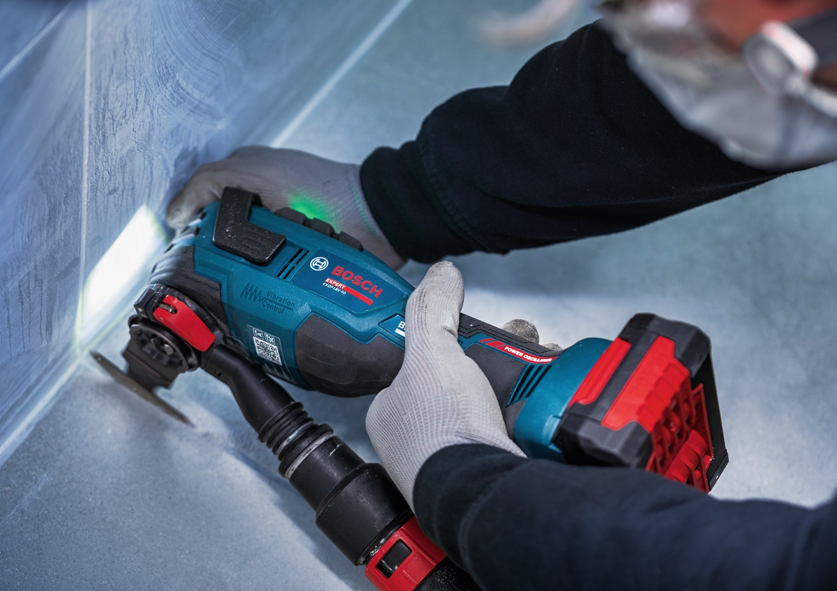 Bosch Multi Cutter Akku 18V - EXPERT EXOP18V-40 StarlockMax mit L-BOXX ohne Akku