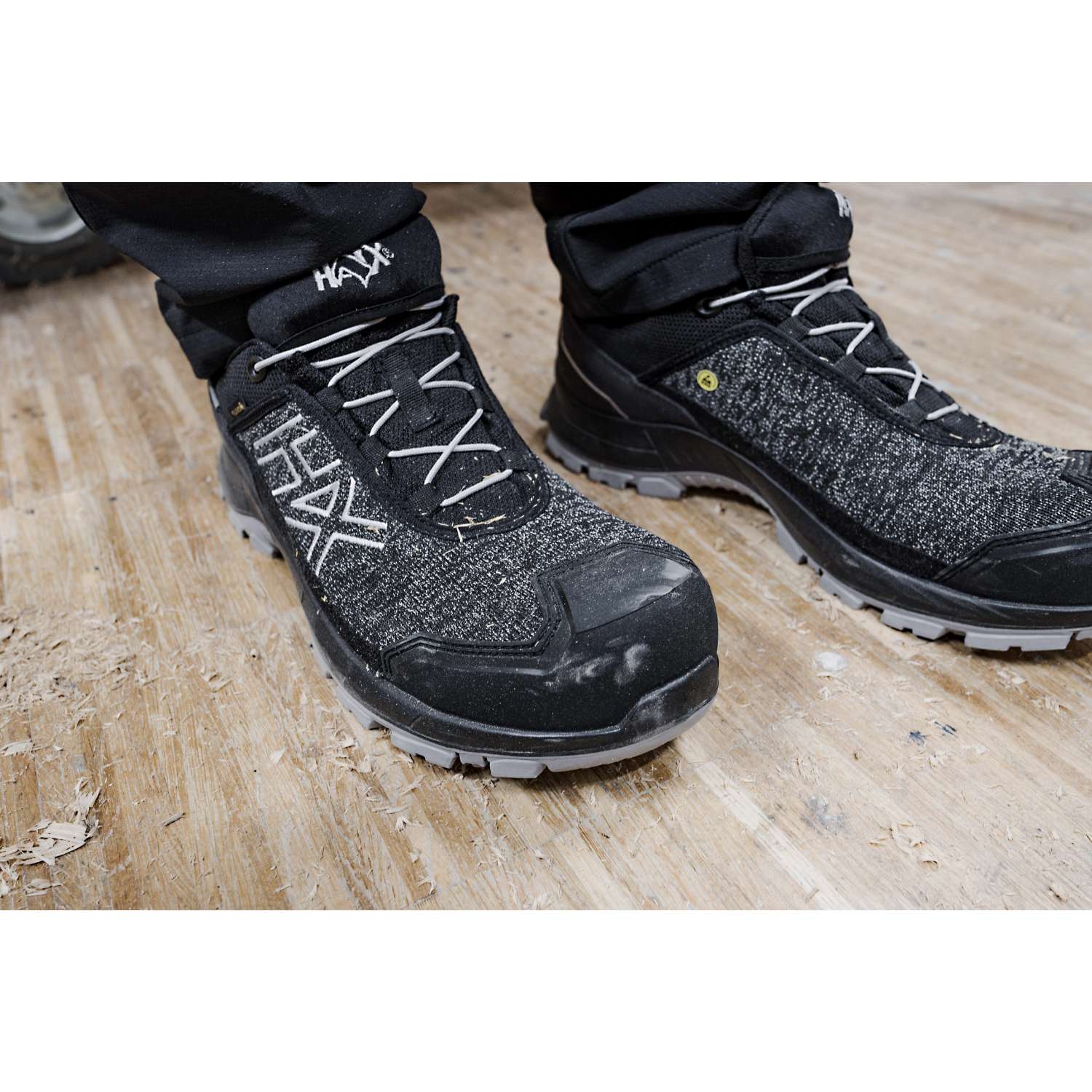 Haix Sicherheitsschuhe BLACK EAGLE Safety 400 C, GTX - grau - S7S - Größe 42
