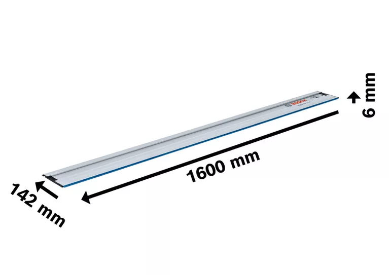Bosch Führungsschiene FSN 1600 - 1600mm - mit Gummistreifen - 1600Z0000F