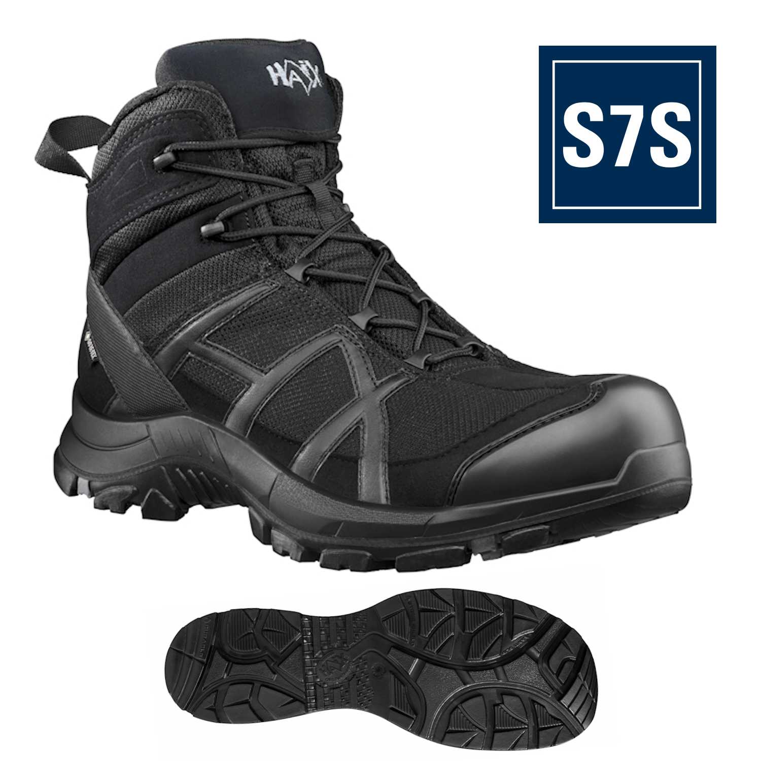 Haix Sicherheitsschuhe BLACK EAGLE Safety 40 Mid - schwarz - S7S - Größe 41
