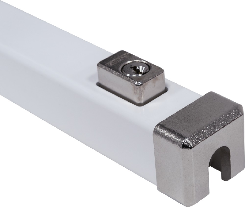 Abus Fenster-Panzerriegel FPR217 150 W - Weiß - 150cm Grundlänge