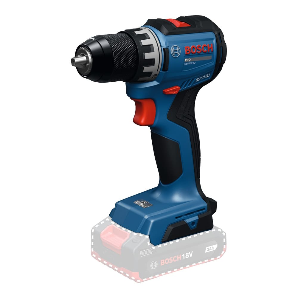 Bosch Akku Bohrschrauber 18V GSR18V-52 in L-Boxx - 1x4Ah 1x2Ah Akku - Ladegerät