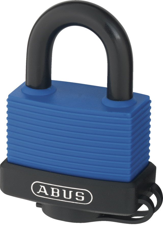 Abus Vorhangschloß 70IB/45 - lock-tag - aqua-safe - inkl. 2 Schlüssel - 81426