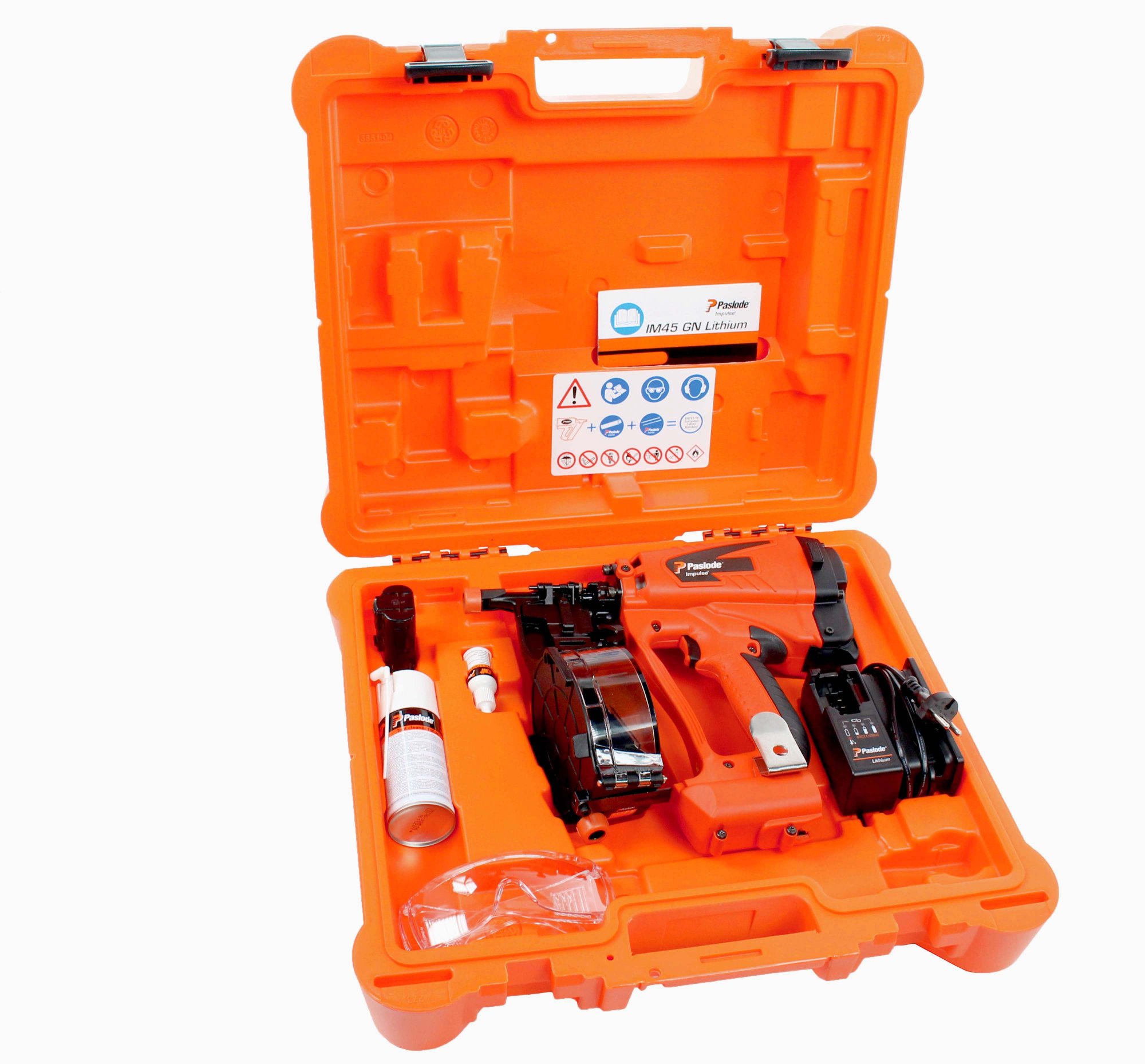 Paslode Impulse Haftennagler IM45 GN LITHIUM - Akku - Koffer - Ladegerät