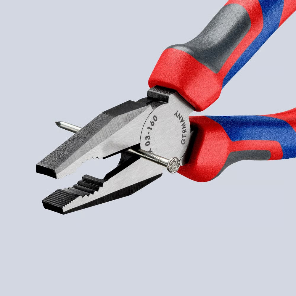 Knipex Kombizange Zange 160mm mit Comfort Griff - lange Schneiden - 0302160