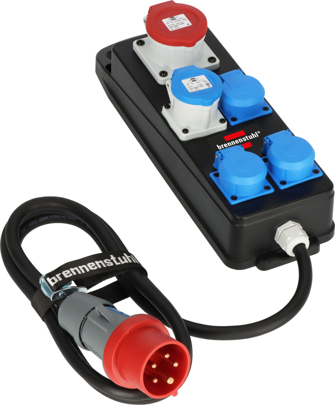 Brennenstuhl Portabler Stromverteiler BSV P 5-fach IP44