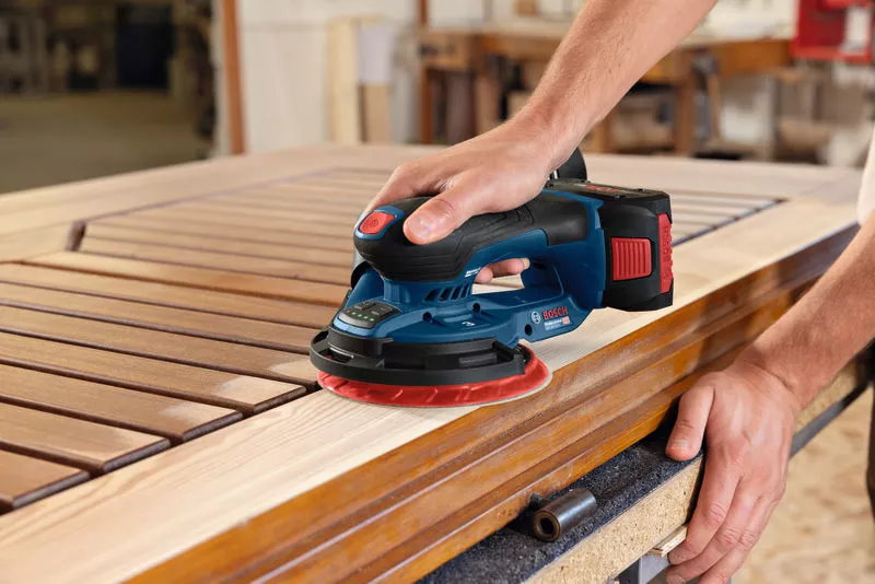 Bosch Akku-Exzenterschleifer GEX 18V-150-3 - L-BOXX - 18V - 150mm