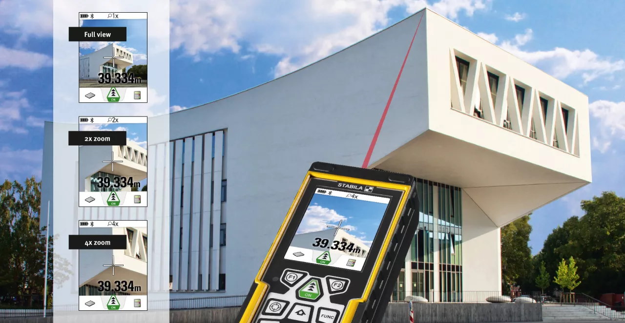 Stabila Laser-Entfernungsmesser LD 520 - Bluetooth - IP54 - 0,05-200m