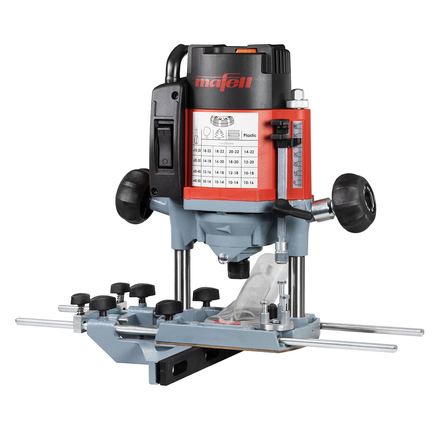 Mafell Oberfräse LO 65 Ec MaxiMAX - im T-MAX - 2600 Watt - bis 65mm - 91C701